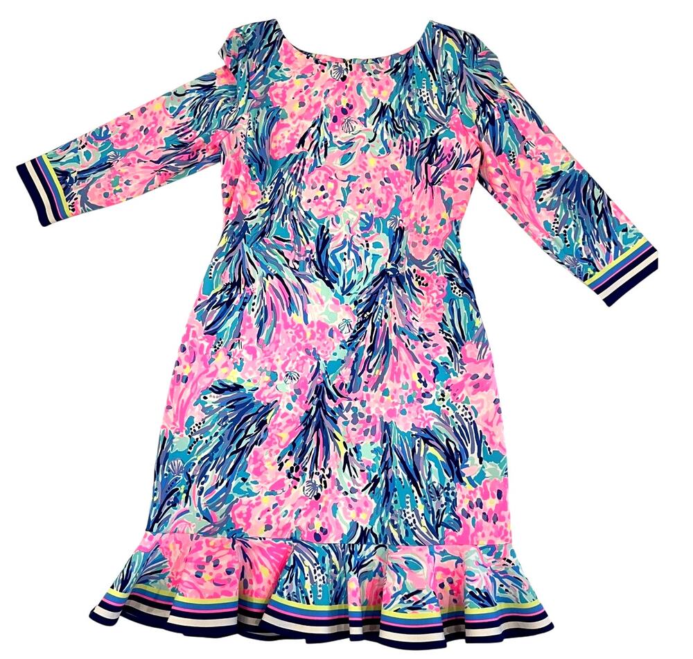Lilly Pulitzer Knit Reem Dress Fan Sea Pants NWT